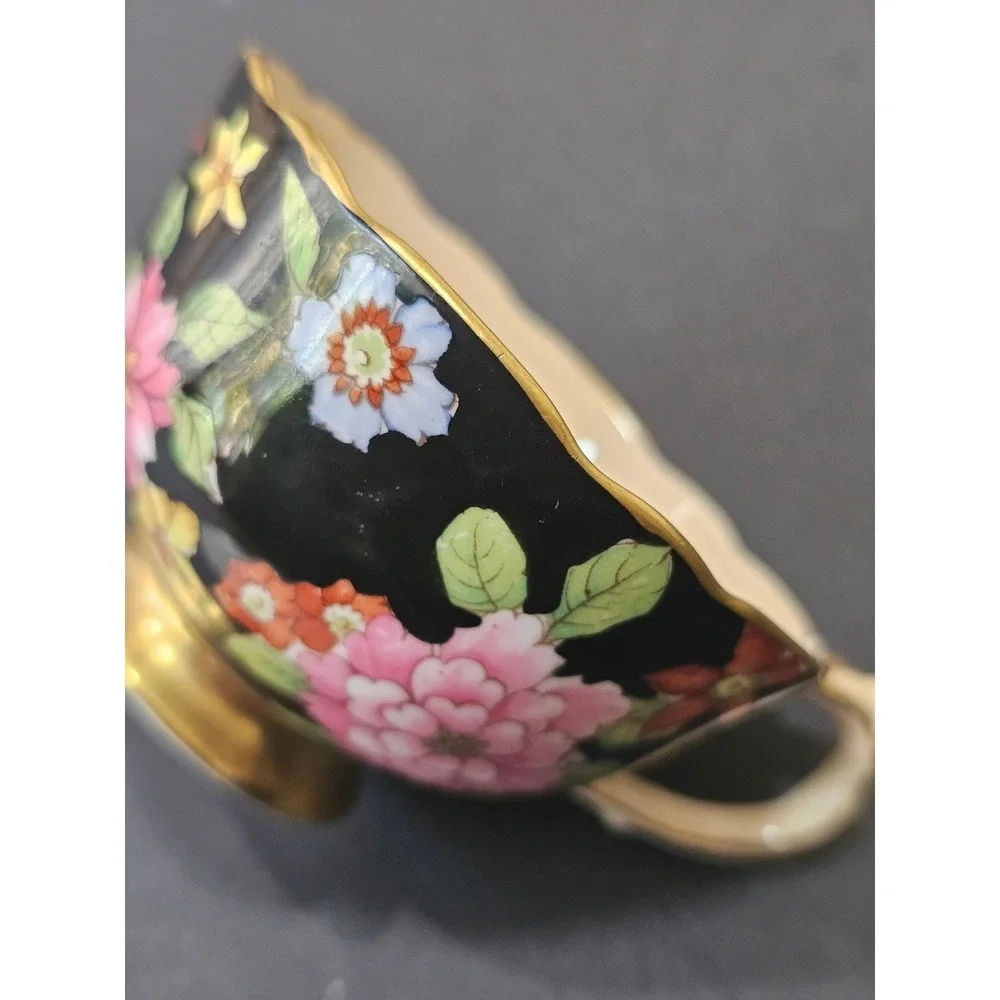 Vintage Paragon Chintz Teacup Saucer Set Floral Fine Bone China Made in England